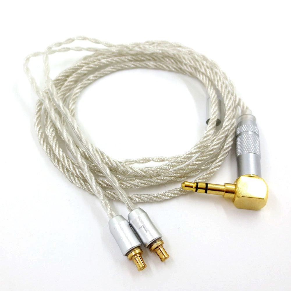 Silver foil headphone cable LS200 CKR90 LS50 70 A2DC interface audiophile headphone upgrade cable