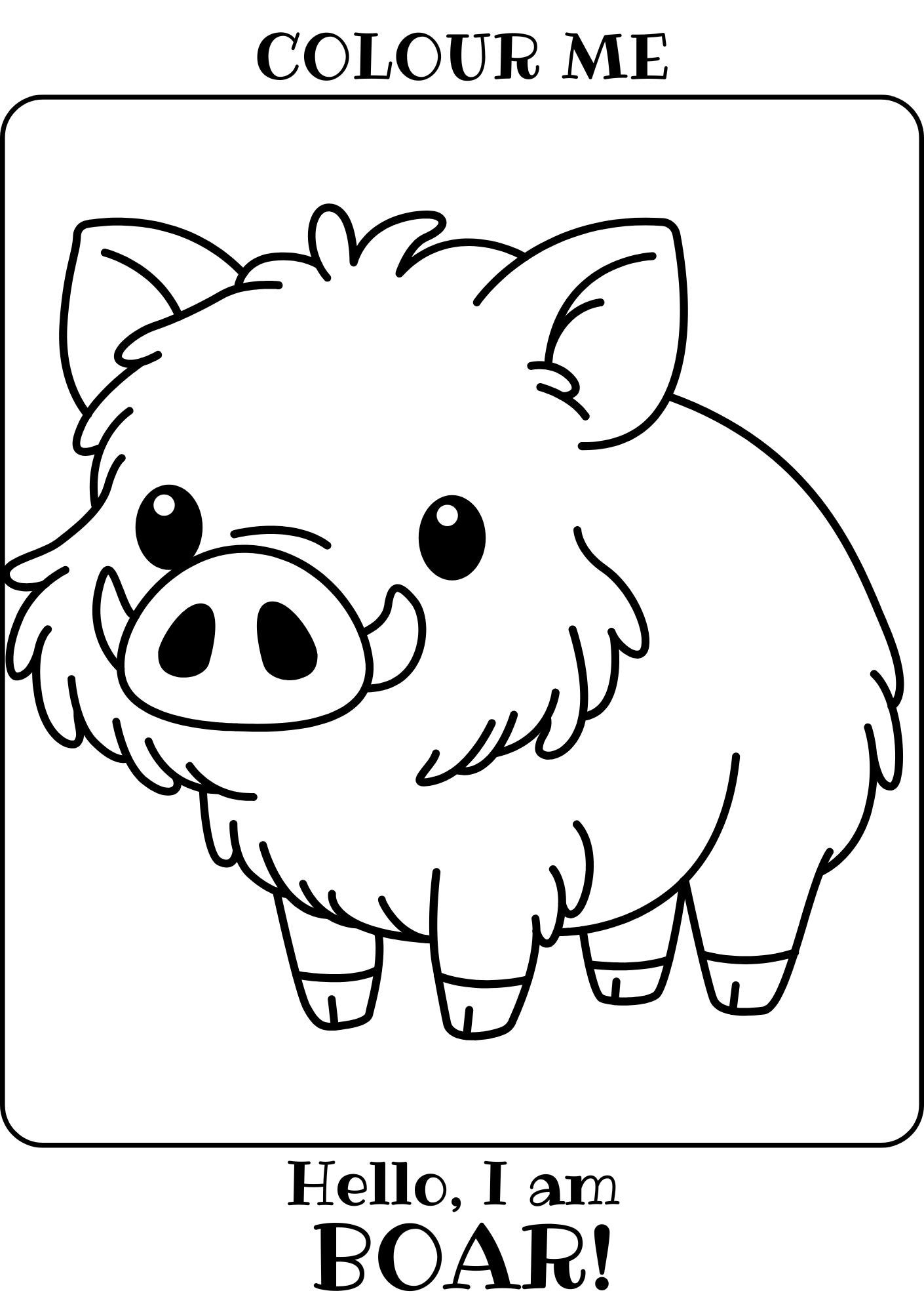 Kid's Colouring Book