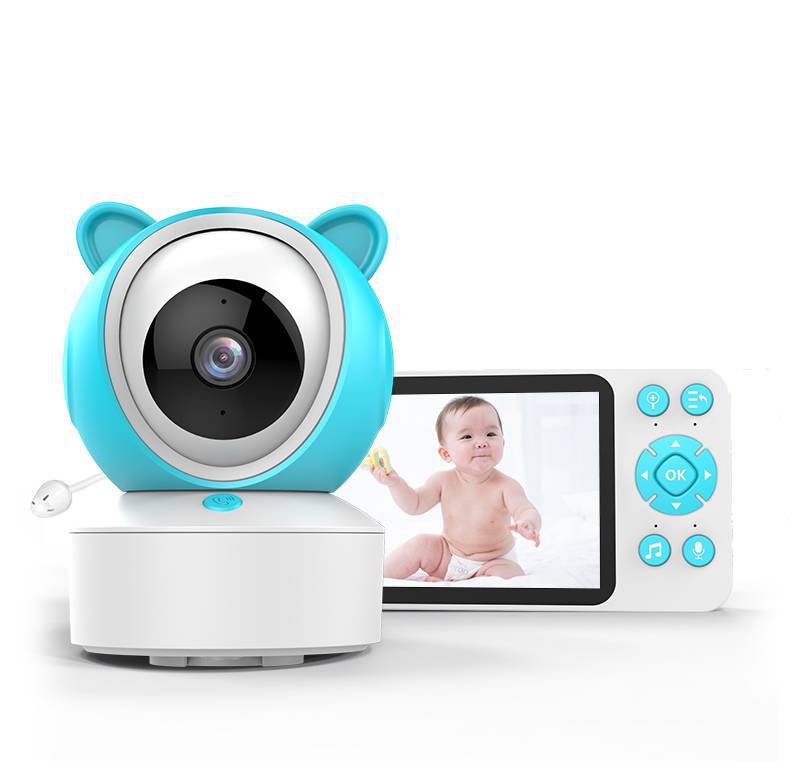 Baby Monitor with Doodle Smartphone Dual Use 5-inch Temperature Detection for Kids and Babies