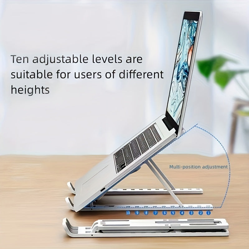 Adjustable Laptop Stand Foldable Desk Riser-2