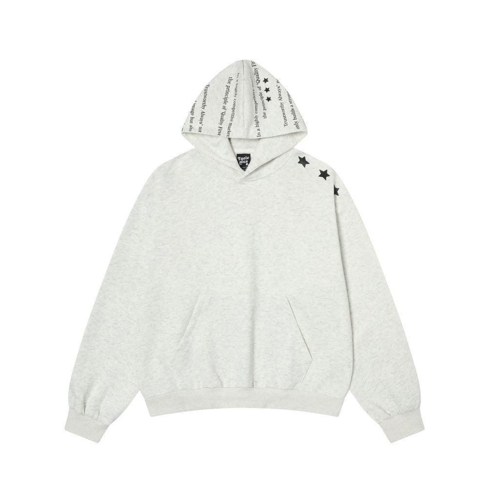 Modish  Street Style Unique Color Block Print Hoodie Sweatshirt