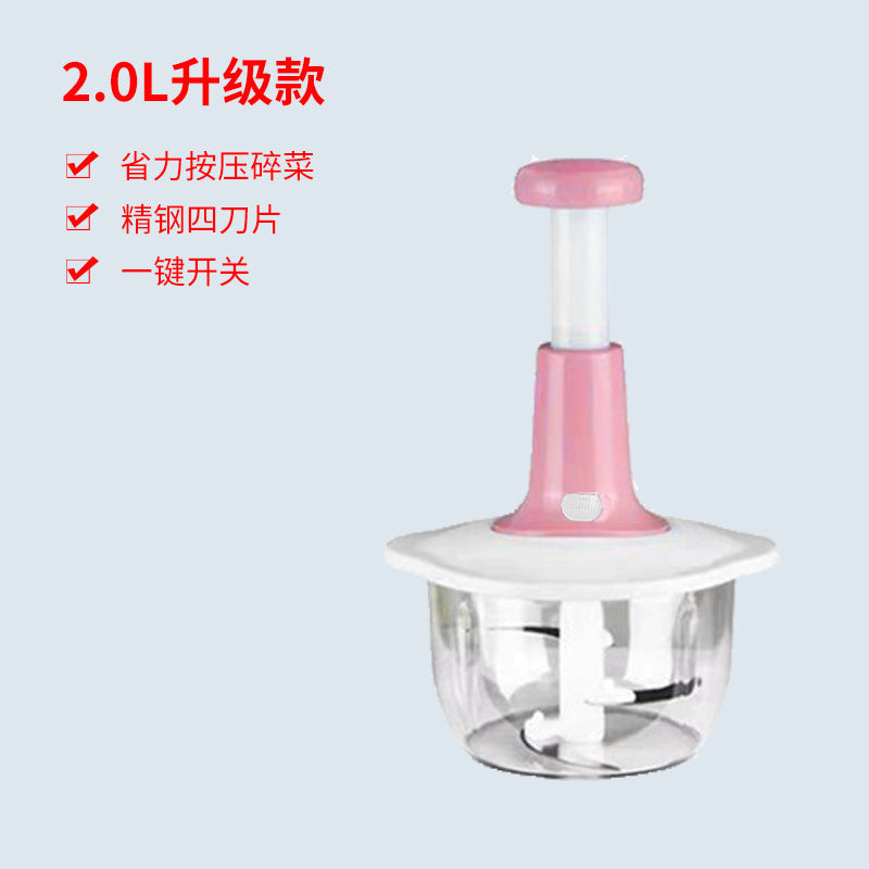 Press Garlic Processor Popper Meat Grinder Manual Baby Food Maker