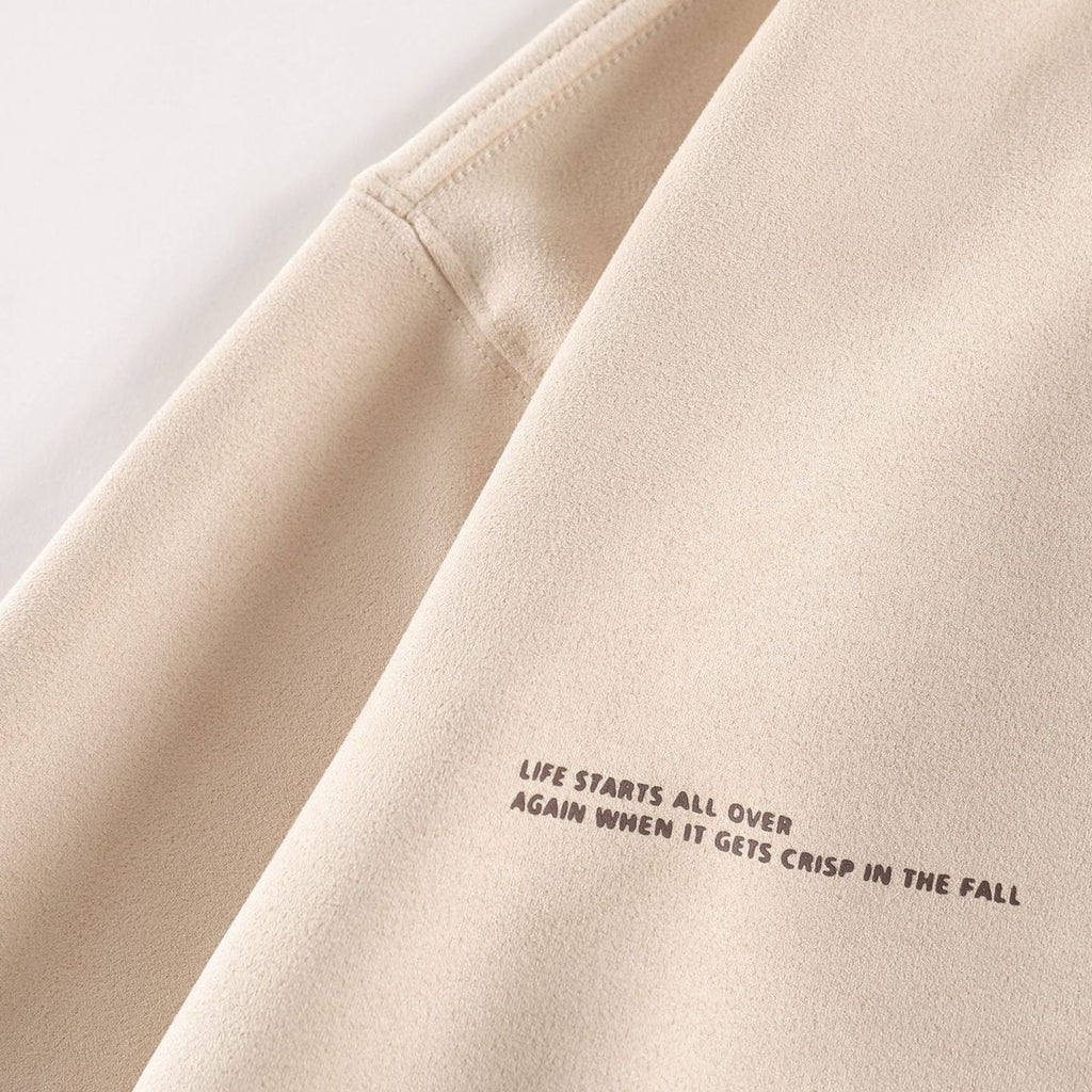 Retro Simple Versatile Loose Crewneck Sweatshirt