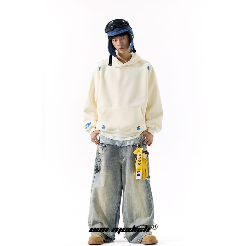 Retro Simple Versatile Loose Crewneck Sweatshirt