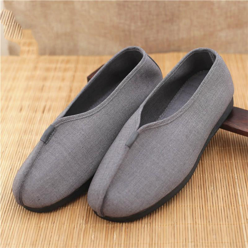Monk Shoes Single Shoes Arhat Shoes Men's Cloth Top Cotton Shoes Monk Light soled Meditation Shoes