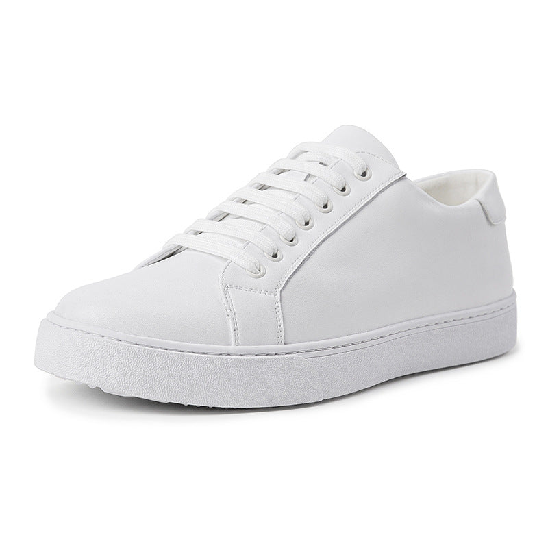 Extra Large Size Faded Retro Skate Shoes Casual White Shoes British Style Men's Shoes
