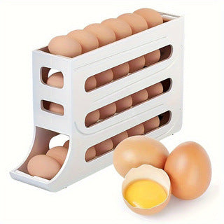 Rolling Egg Storage Box Slide-Type Automatic Egg Roller Freshness Preservation