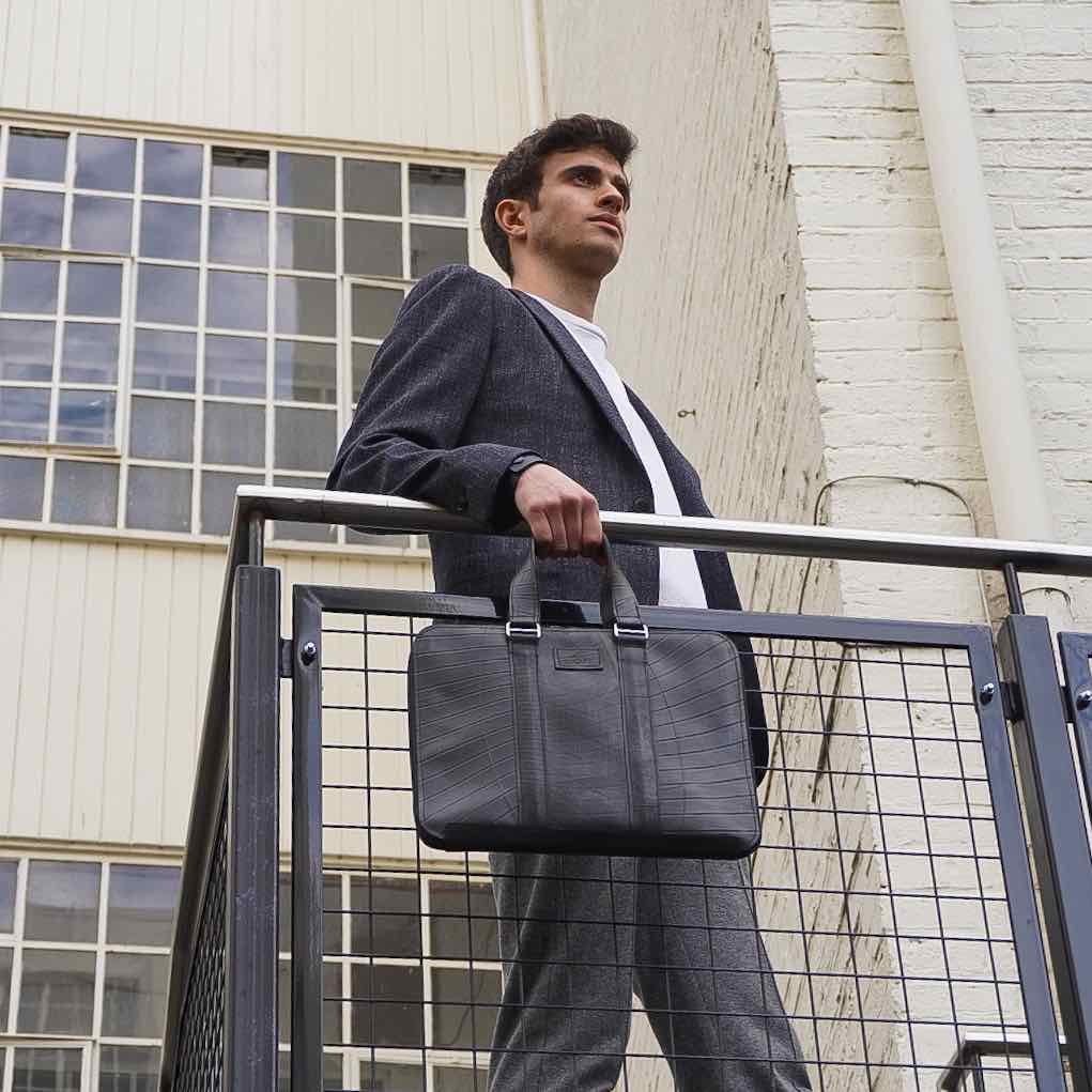 Slimline Inner Tube Padded Vegan Laptop Bag-2