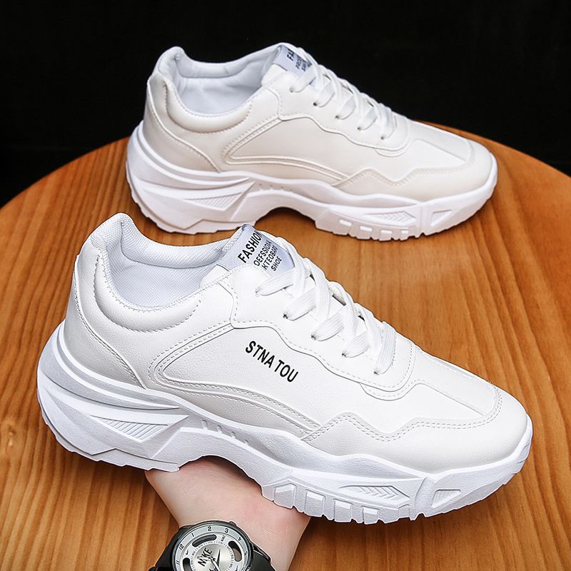 Men's Shoes Fashionable Casual Breathable Height-Enhancing Running Sports Dad Shoes