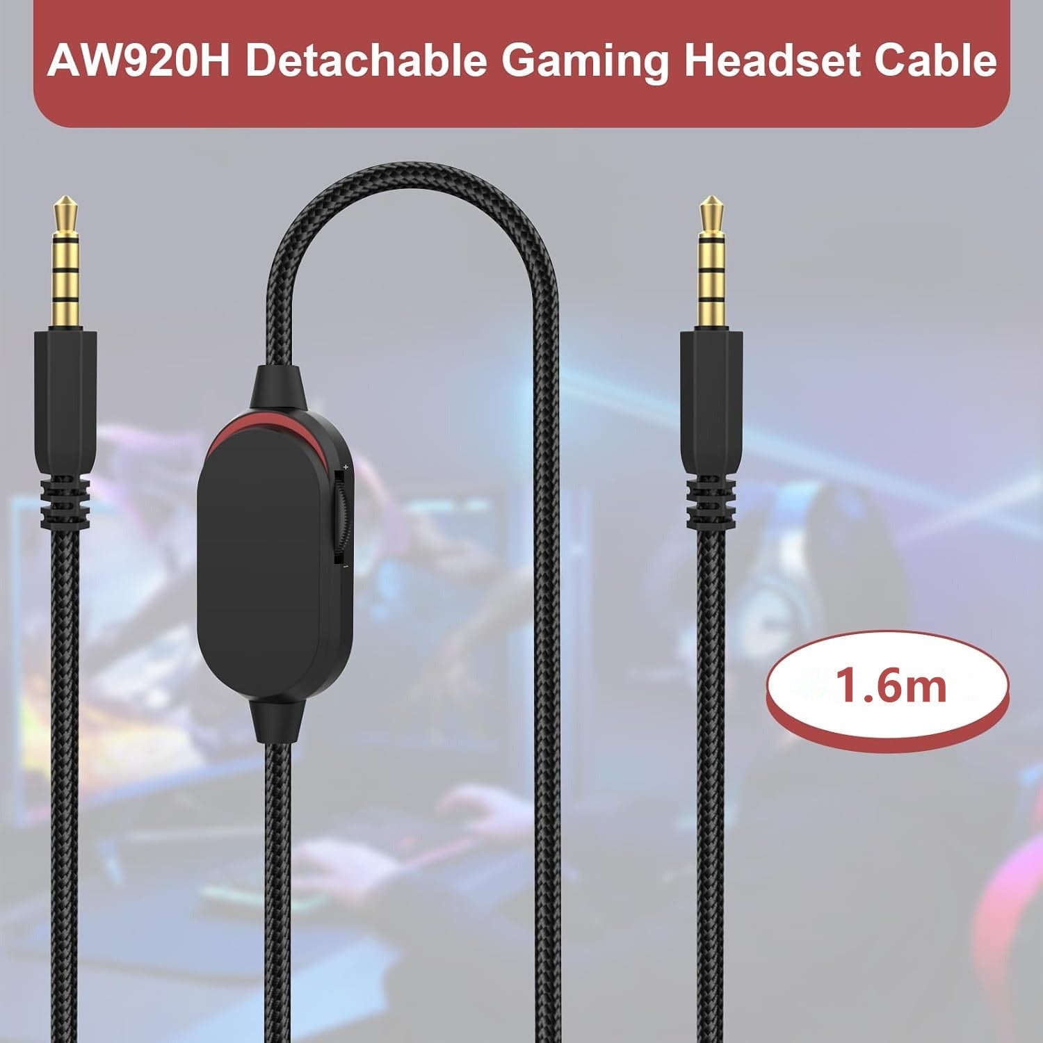 Suitable for Alien AW310H AW510H 920 headphone cable 3.5mm audio cable