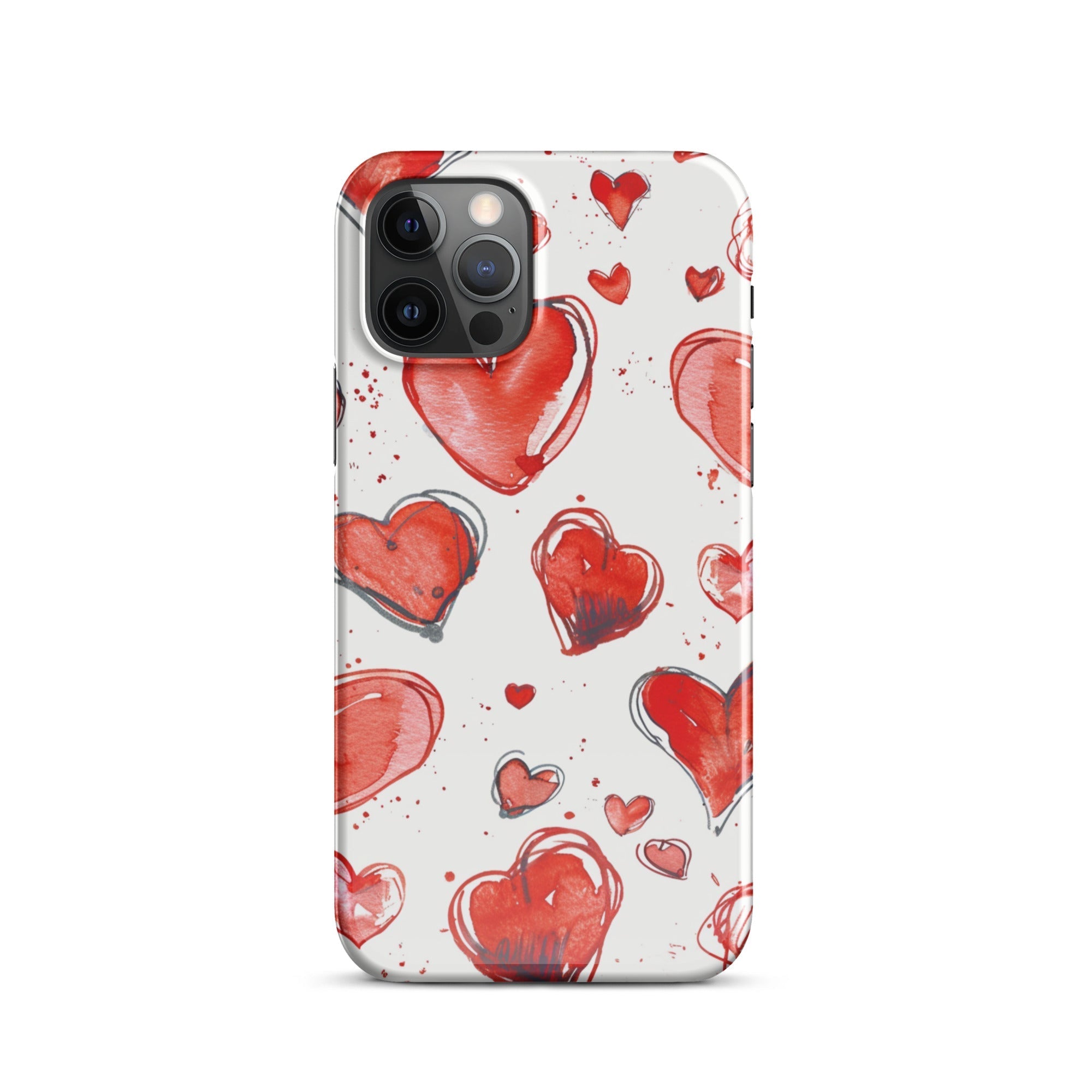 Hearts Phone case for iPhone-10