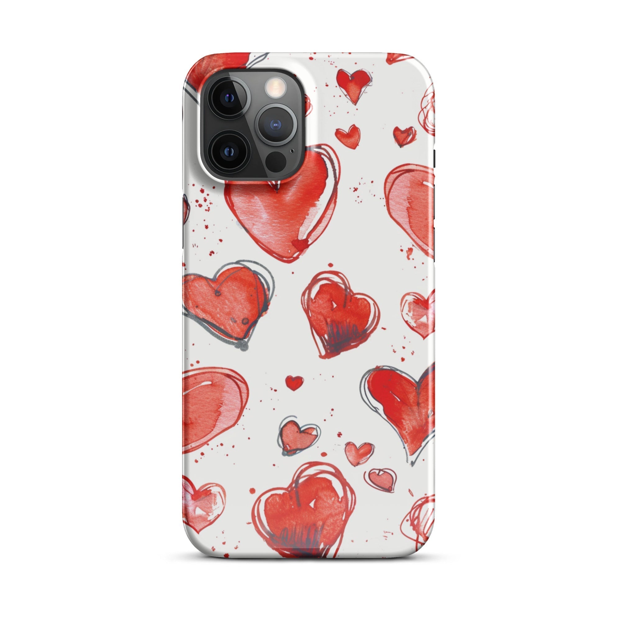Hearts Phone case for iPhone-12