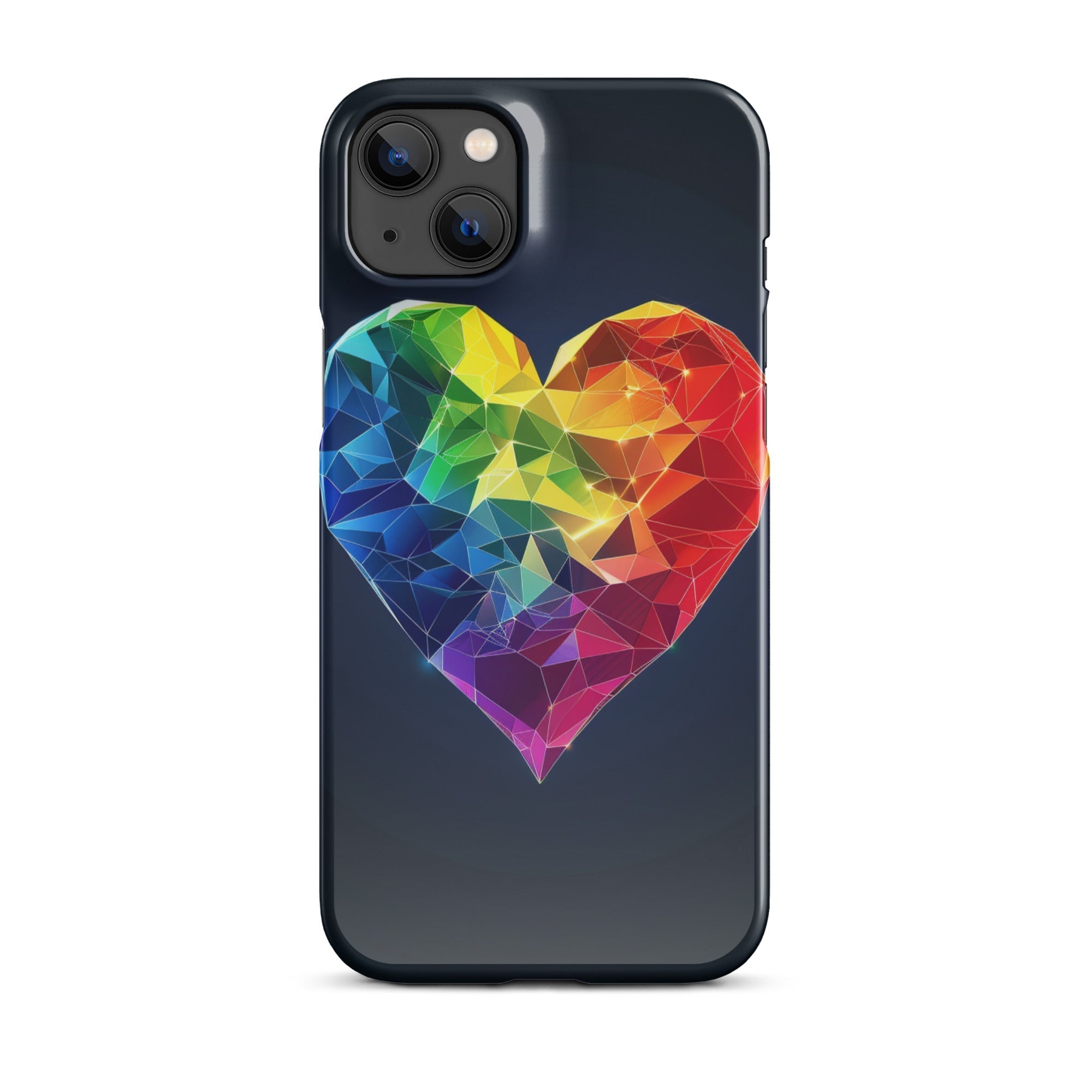 Ranbow Heart Phone case for iPhone-24